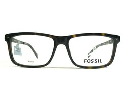 Fossil FOS 6033 0EX Eyeglasses Frames Brown Tortoise Square Full Rim 55-16-145 - £40.84 GBP