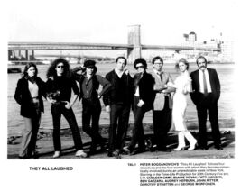 John Ritter Peter Bogdanovich They All Laughed 1980s Black &amp; White Photo... - $16.71