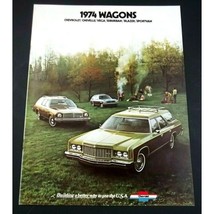 Chevrolet 1974 Wagon Dealer Sales Brochure Caprice Chevelle Vega Original - £10.05 GBP
