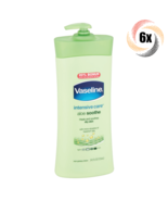 6x Bottles Vaseline Intensive Care Aloe Soothe Dry Skin Body Lotion | 725ml - $85.64 CAD
