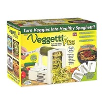 NIB Veggetti Pro Spiralizer Spiral Slicer Cutter Vegetable Zoodle Spaghetti - £31.31 GBP