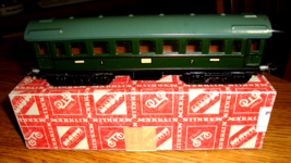MARKLIN HO 341 PASSENGER CAR  1946  TINPLATE   BK 4.1 COUPLINGS   BOX - $1,013.56 MXN
