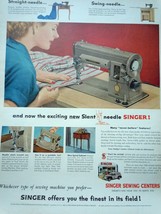 Singer Offers You the Finest Print Advertisement Art 1950s - £6.31 GBP