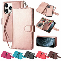 For iPhone 13 Pro Max/mini  Wallet Leather Shockproof Flip Case Cover - £63.93 GBP