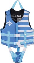 Striped Toddler Swim Vest Floaties For Kids With Adjustable Safety Strap... - £37.75 GBP
