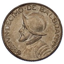 1930 Panama 1/10 Balboa Pièce Argent En Au État Km #10.1 - $809.41 MXN