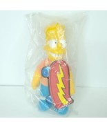 Vintage 1990 Bart Simpson Plush The Simpsons Burger King Hard Head New 9&quot; - £16.34 GBP