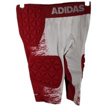 Adidas Padded Compression Shorts Mens Medium Red Football - £22.11 GBP