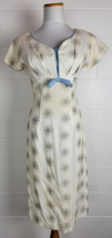 Vintage 1950s Womens Pat Hartly Cap Sleeve Oriental Party Dress - £47.31 GBP