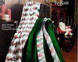 Leisure Arts Leaflet #920: Yuletide Afghans to Knit: 4 Designs Variegate... - $2.27