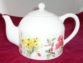 MARJOLEIN BASTIN WILDFLOWER TEAPOT TEA POT BUTTERFLY - £34.07 GBP