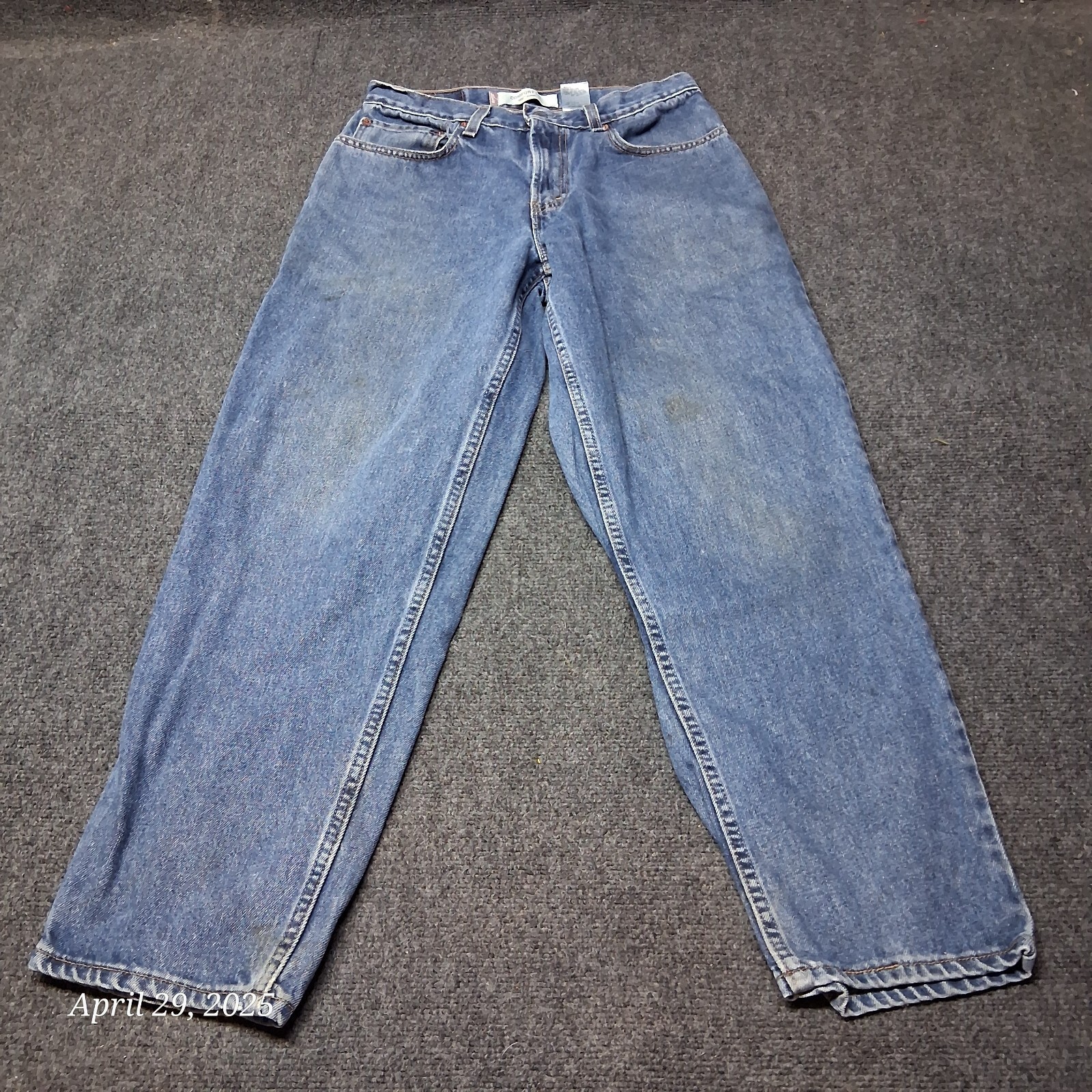 Levi 560 Jeans Men 31x30 Blue Relaxed Comfort Fit Tapered Leg Denim Pants - $17.05