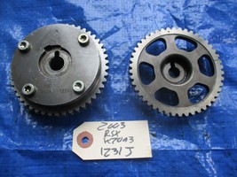 02-06 Acura RSX K20A3 camshaft cam gears set OEM engine motor K20A VTC g... - $69.99