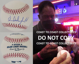 Dave Winfield New Yankees San Diego Padres signed MLB baseball COA exact proof  - £100.61 GBP