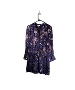 Carolina Belle Purple Floral Velvet Burnout Dress Size 8 Whimsigoth Mood... - $460.08 MXN
