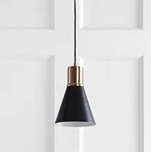 JONATHAN Y  Apollo 6" Pendant Light LED Black/Gold  Dimmable Adjustable - $17.82 JONATHAN Y  Apollo 6" Pendant Light LED Black/Gold  Dimmable Adjustable - $17.82