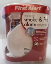 First Alert Dual-Sensor Smoke and Fire Alarm Battery Powered Frustrat - £15.64 GBP
