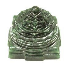 Green Jade Shree Yantra / Shri Yantra In Natural green Jade - 187 gms - €78,11 EUR