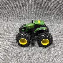 John Deere 9” Tractor Monster Treads Lights and Sounds Green Push Buttons Toy - $21.18