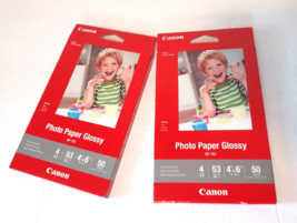 Canon Glossy Photo Paper GP-701 4"x 6" -100 Sheets 1433C002 Chromalife 100 New - $12.86