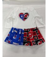 Custom NHL Rangers/NJ Devils House Divided Infant Dresses - $27.38 CAD