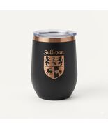Sullivan Irish Coat of Arms Stemless Wine Travel Tumbler - $27.44