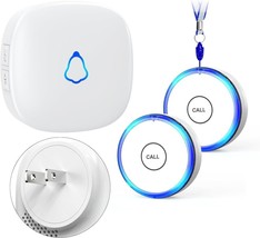 Caregiver Pager Wireless Call Button for Home - £15.58 GBP
