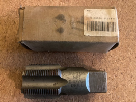 IRWIN 1909  1-1/2&quot; NPT Pipe TAP, 1-47/64&quot; Drill - $47.50