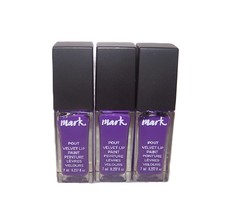 Avon Mark Pout Velvet Lip Paint shade Fantasy (Electric Purple)-  3 Pack - $29.99