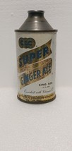 Vintage C &amp; C Super Ginger Ale Enriched with Vitamin C Cone Top Soda Pop... - $88.00