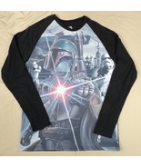 Men&#39;s Star Wars Boba Fett w/ Stormtroopers Long Sleeve T-Shirt - Size S ... - £7.63 GBP