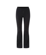 No Boundaries Junior&#39;s Pull On Flare Pants, Black Pin Stripe Size S(4-6) - $343.37 MXN