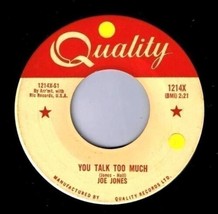 Joe Jones You Talk Too Much 45 rpm I Love You Still - £3.93 GBP
