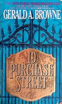 19 Purchase Street by Gerald A. Browne / 1983 Paperback Espionage Thriller - £0.89 GBP