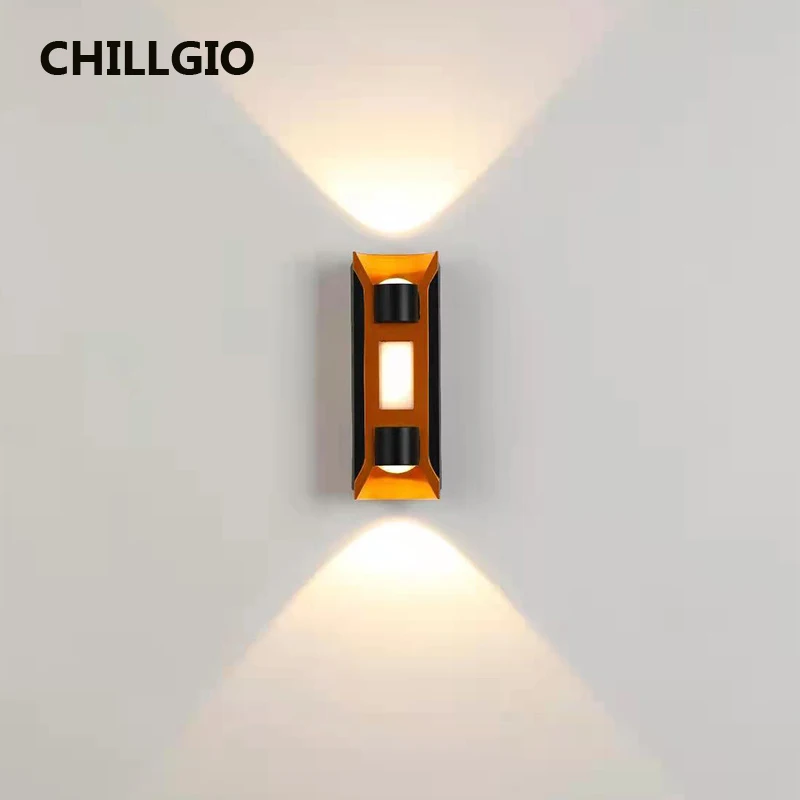CHILLGIO Exterior Wall Light Waterproof IP65 Living Room Aluminum Modern... - $314.42