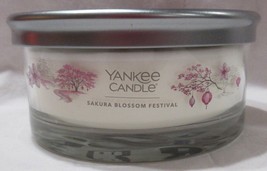 Yankee Candle Signature 5-Wick Jar Burns 16-28 Hrs Sakura Blossom Festival - £31.58 GBP