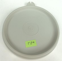T20 Tupperware Replacement Round Container Lid - Gray - 4&quot; - £3.98 GBP