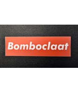 Red BOMBOCLAAT Box Sticker Logo Vinyl Decal - $92.58 MXN