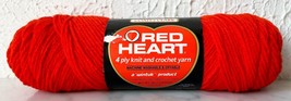 Vintage Red Heart 4 Ply Knit &amp; Crochet Wintuk Acrylic Yarn-1 Skein Burnt Orange - £6.67 GBP