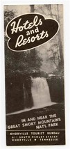 Hotels &amp; Resorts in &amp; Near The Great Smoky Mountains National Park Brochure 1939 - £29.38 GBP