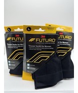 (3)  Futuro Energize Trouser Socks Large Women Moderate Compression Black - $25.99