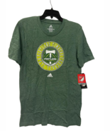 Adidas Youth Club Portland Maderas Fútbol Camiseta Manga Corta, Verde, P... - $272.04 MXN