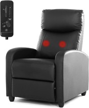 Living Room Chair Recliner Chair For Bedroom Massage Recliner Sofa, Dark Black - £185.42 GBP