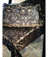 60x84 FALL BROWN GOLD TABLECLOTH NWOT PACKAGE - $12.86