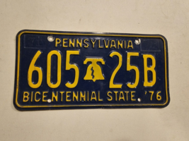 Pennsylvania 1971 1976 Bicentennial Liberty Bell License Plate #60525B - £19.71 GBP