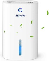SEAVON Dehumidifiers for Home 2200 Cubic Feet 215 Sq Ft Portable Compact - £23.04 GBP