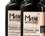 2 Count Maui Moisture 13 Oz Detoxifying Volcanic Ash Conditioner For Dul... - $28.99