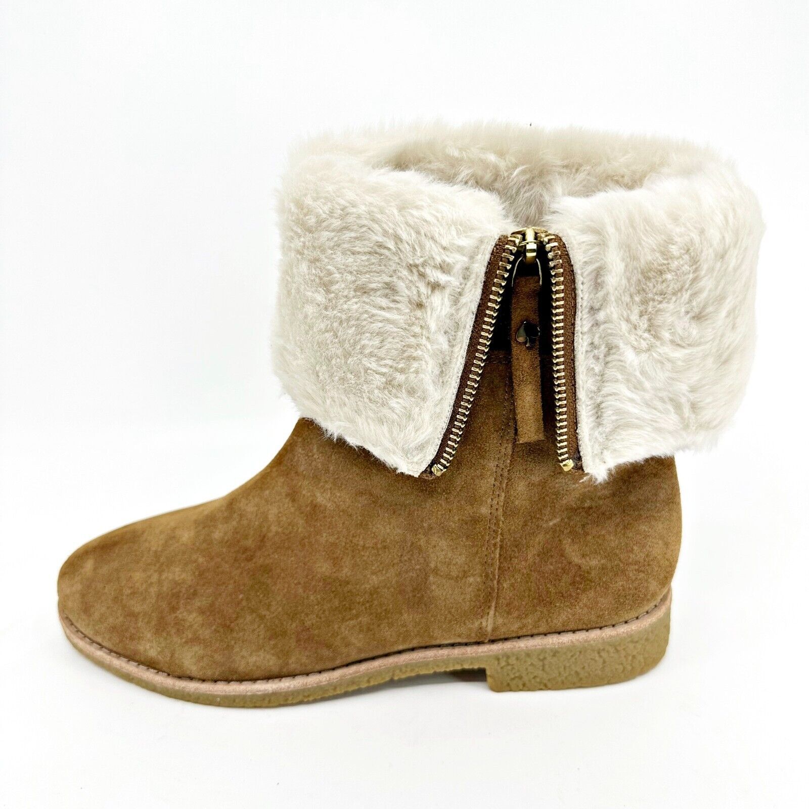 Kate Spade Baja Tobacco Suede Boots Womens Size 5 Amputee Left Shoe Only - $34.95