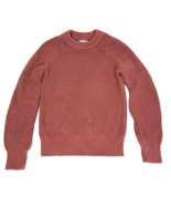 Evereve Cable-Knit Sweater Crew-Neck Cotton Sz. XS - €26,92 EUR