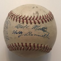 Elston Howard, Bill Skowron, Gil McDougald, etc. Signed Autographed OAL Baseball - £118.86 GBP